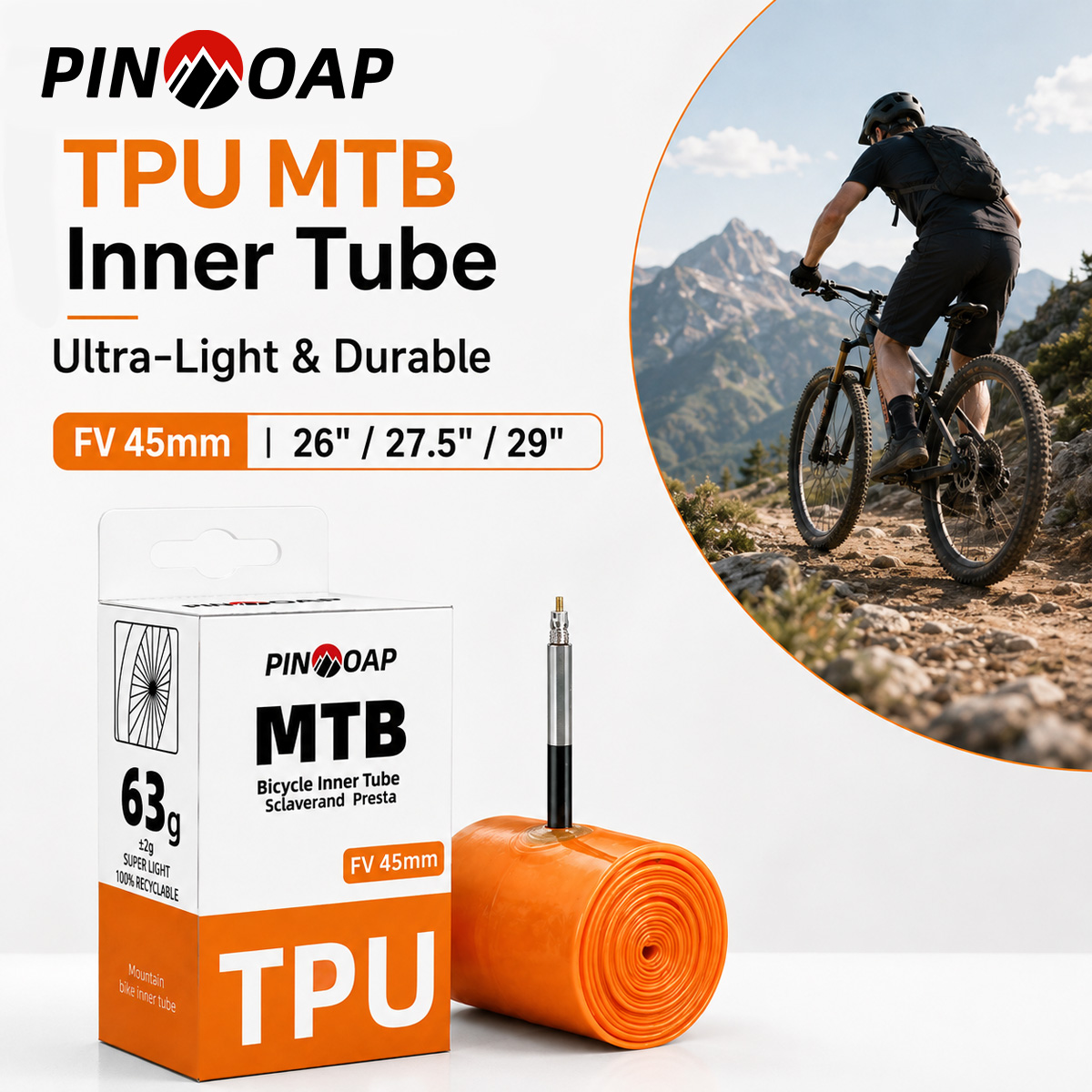PINMOAP TPU MTB Inner Tube 26  - Mountain Biking Shoes ulasan dan harga