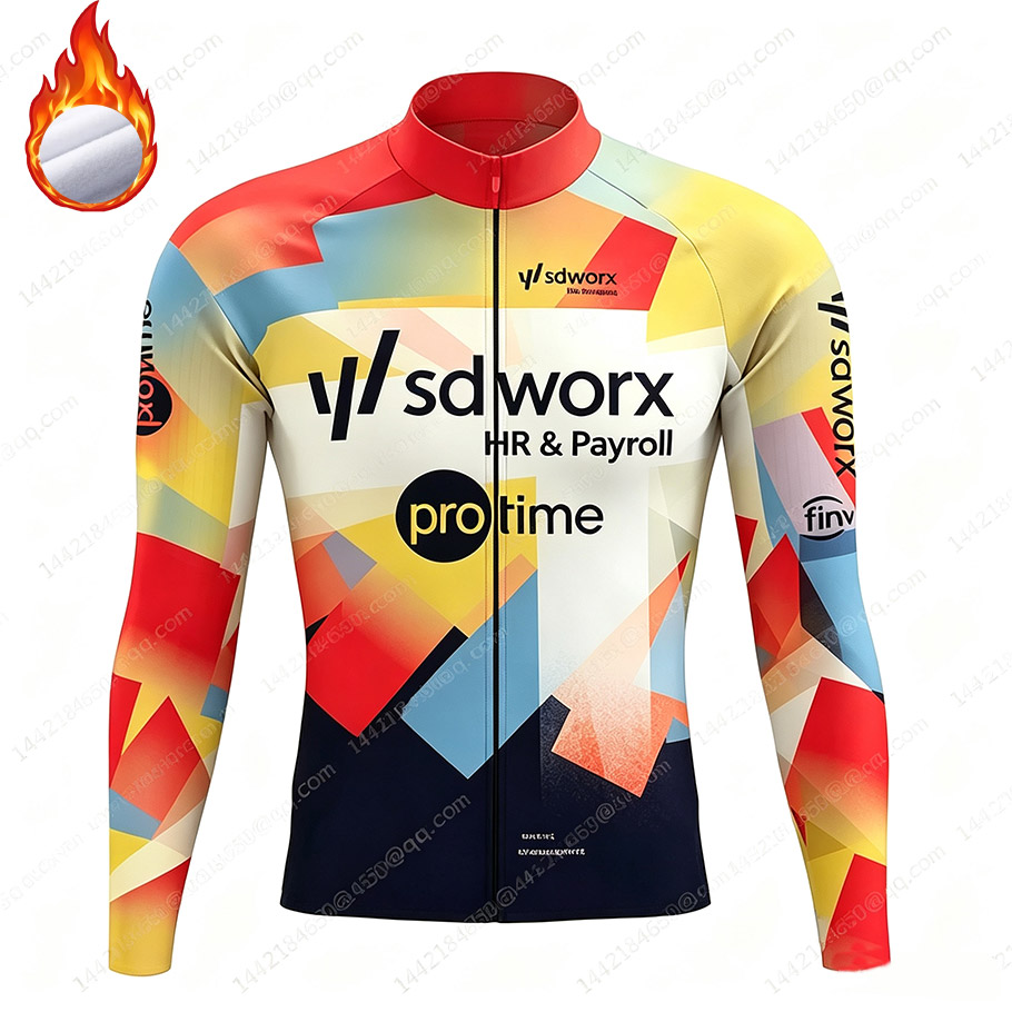 SD Worx 2026 Team-Thermal Flee - Mountain Biking Jacket ulasan dan harga