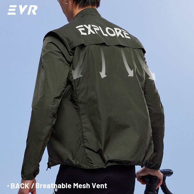 EVR Cycling Windbreaker Spring - Mountain Biking Jacket ulasan dan harga